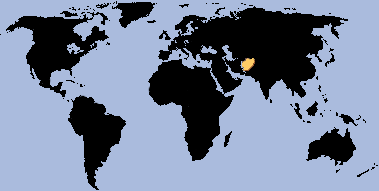 location map Afghanistan