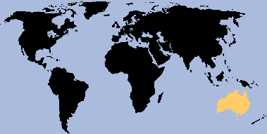 location map Australia