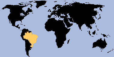 location map Brazil