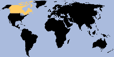 location map Canada