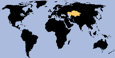 location map Kazakhstan