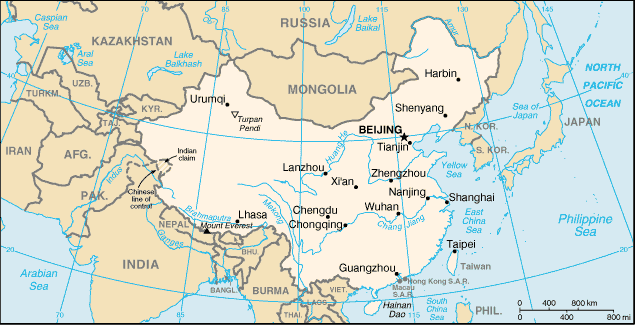 blank map of asia. Map of Asia • Blank