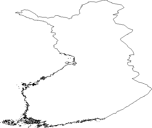map of finland and surrounding