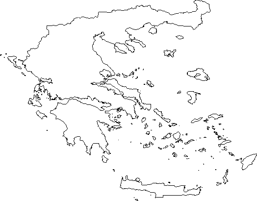 maps of greece. Detailed Map of Greece