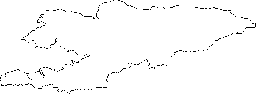 Detailed Map of Kyrgyzstan