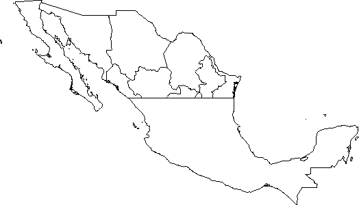 Map of Central America • Detailed Map of Mexico