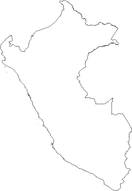 outline map of australia with states. Detailed Map of Peru