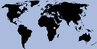 location map Uganda