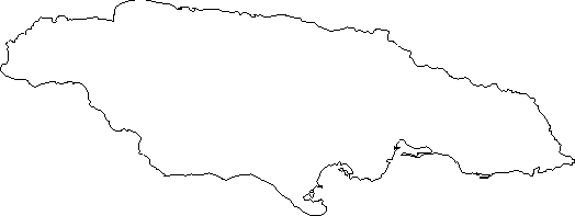 Blank Outline Map Of Jamaica